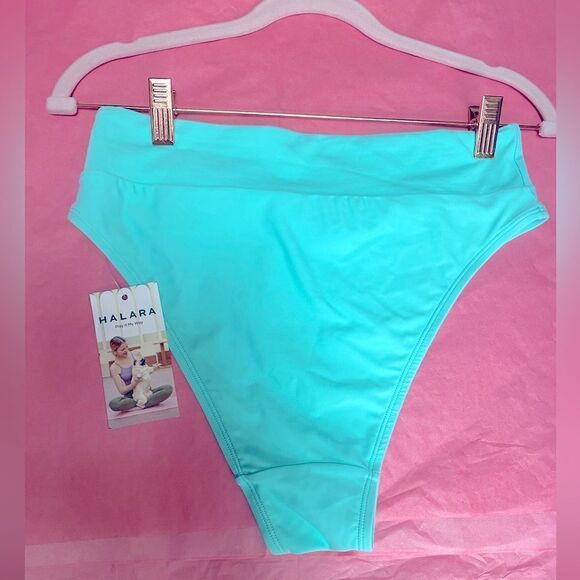 NWT Halara Aqua Crossover Bikini Bottom Swimsuit Sz M - Picture 6 of 6